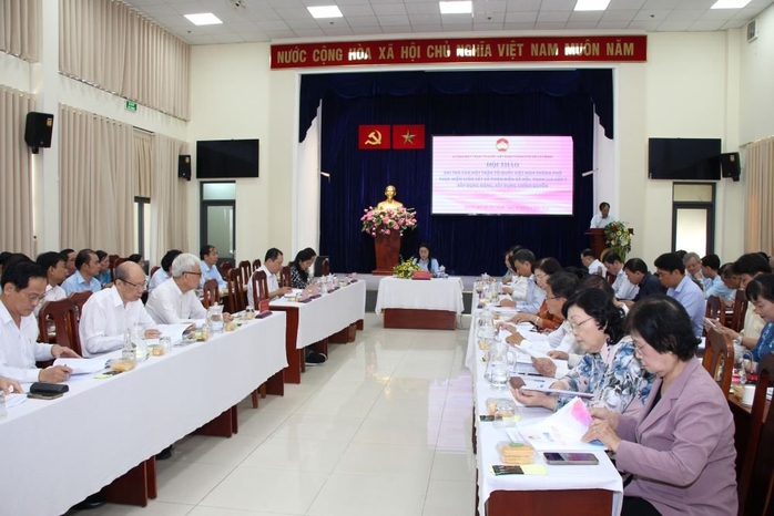 Nâng cao vai trò giám sát, phản biện xã hội- Ảnh 1. Nâng cao vai trò giám sát, phản biện xã hội- Ảnh 1.