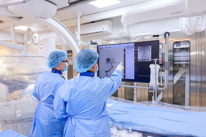 Hệ thống m&aacute;y chụp - can thiệp mạch DSA mới vừa được Bệnh viện Ho&agrave;n Mỹ S&agrave;i G&ograve;n đưa v&agrave;o sử dụng