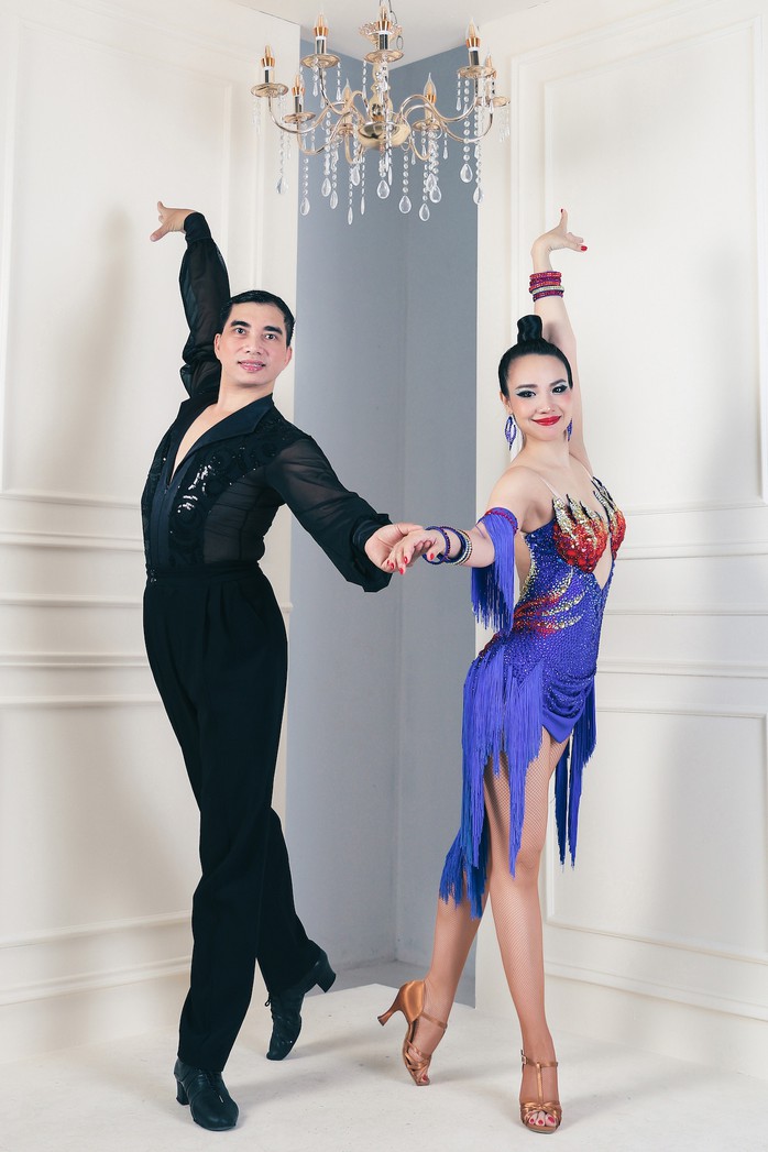 Cặp đôi trung niên Việt Nam dự Giải Vô địch thế giới Dancesport Latin- Ảnh 2. Cặp đôi trung niên Việt Nam dự Giải Vô địch thế giới Dancesport Latin- Ảnh 2.