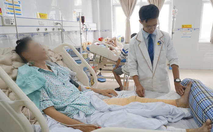 6 giờ cân não cứu ca bệnh dập nát chân - Ảnh 1. 6 giờ cân não cứu ca bệnh dập nát chân - Ảnh 1.