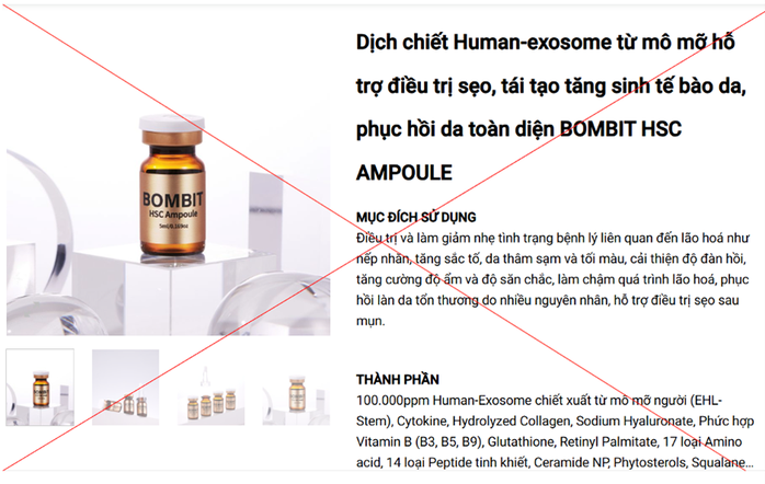 TP HCM: Nhiều cơ sở quảng cáo sản phẩm công nghệ tế bào gốc chưa được cấp phép- Ảnh 1. TP HCM: Nhiều cơ sở quảng cáo sản phẩm công nghệ tế bào gốc chưa được cấp phép- Ảnh 1.