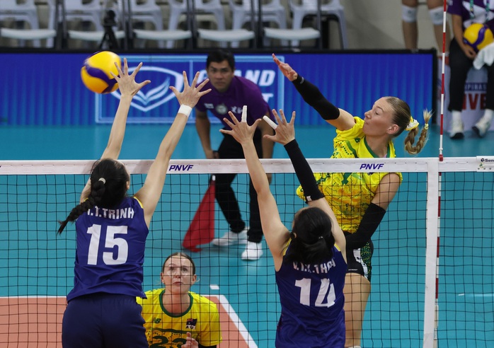 Thắng đậm Úc, tuyển bóng chuyền nữ Việt Nam tranh chung kết AVC Challenge Cup- Ảnh 2. Thắng đậm Úc, tuyển bóng chuyền nữ Việt Nam tranh chung kết AVC Challenge Cup- Ảnh 2.