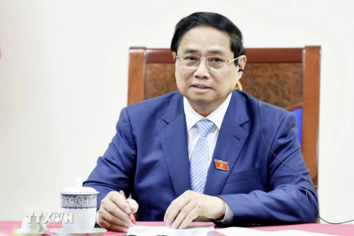 Thủ tướng Phạm Minh Chính điện đàm với tân Thủ tướng Singapore- Ảnh 1. Thủ tướng Phạm Minh Chính điện đàm với tân Thủ tướng Singapore- Ảnh 1.