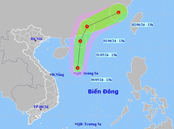 Xuất hiện áp thấp nhiệt đới đầu tiên của mùa bão năm 2024- Ảnh 1. Xuất hiện áp thấp nhiệt đới đầu tiên của mùa bão năm 2024- Ảnh 1.