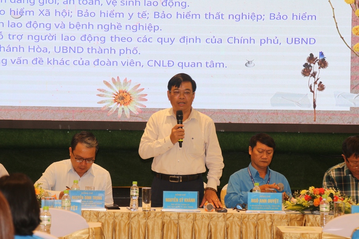 Chủ tịch TP Nha Trang đối thoại với đoàn viên, người lao động- Ảnh 2. Chủ tịch TP Nha Trang đối thoại với đoàn viên, người lao động- Ảnh 2.