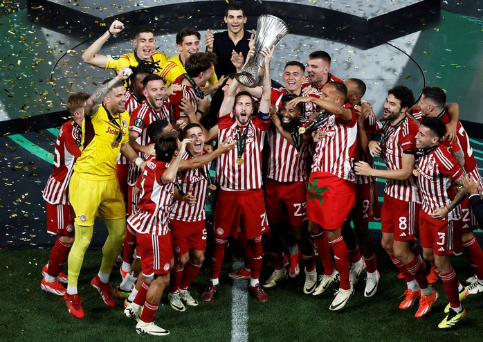 Vô địch Europa Conference League, Olympiakos lập nhiều kỷ lục- Ảnh 5. Vô địch Europa Conference League, Olympiakos lập nhiều kỷ lục- Ảnh 5.