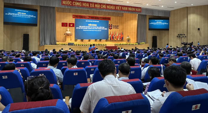 Bộ GD-ĐT ngăn chặn gian lận thi tốt nghiệp THPT 2024- Ảnh 1. Bộ GD-ĐT ngăn chặn gian lận thi tốt nghiệp THPT 2024- Ảnh 1.