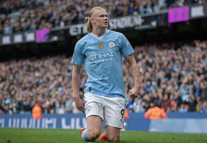 Haaland chói sáng với cú poker, Man City tự quyết cuộc đua vô địch- Ảnh 5. Haaland chói sáng với cú poker, Man City tự quyết cuộc đua vô địch- Ảnh 5.