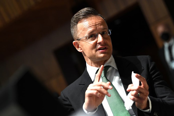 Bộ trưởng Ngoại giao Hungary Peter Szijjarto. Ảnh: Reuters Bộ trưởng Ngoại giao Hungary Peter Szijjarto. Ảnh: Reuters