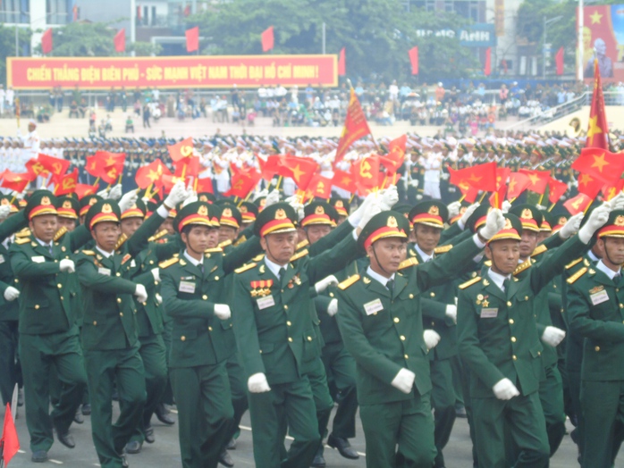 Hình ảnh ấn tượng Tổng duyệt Lễ kỷ niệm 70 năm Chiến thắng Điện Biên Phủ- Ảnh 36. Hình ảnh ấn tượng Tổng duyệt Lễ kỷ niệm 70 năm Chiến thắng Điện Biên Phủ- Ảnh 36.