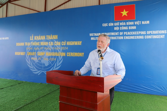 Công binh Việt Nam xây dựng doanh trại thông minh đầu tiên tại Phái bộ Liên Hiệp Quốc- Ảnh 5. Công binh Việt Nam xây dựng doanh trại thông minh đầu tiên tại Phái bộ Liên Hiệp Quốc- Ảnh 5.
