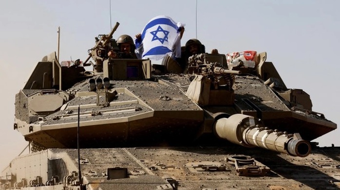 Xe tăng của Israel. Ảnh: Reuters Xe tăng của Israel. Ảnh: Reuters