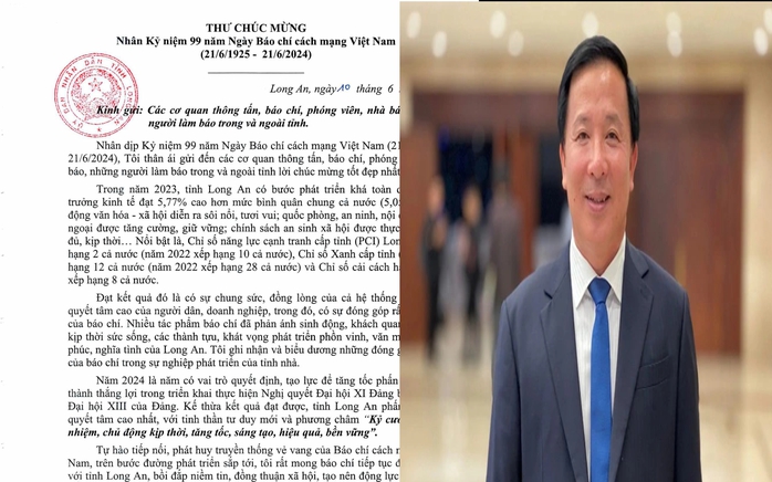 Thư xúc động của Chủ tịch UBND tỉnh Long An gửi báo chí- Ảnh 1.