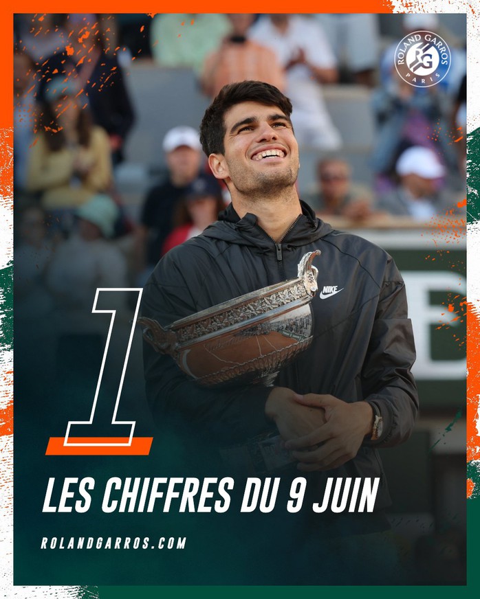 Vô địch Roland Garros, Carlos Alcaraz có vượt qua được Big 3?- Ảnh 1. Vô địch Roland Garros, Carlos Alcaraz có vượt qua được Big 3?- Ảnh 1.