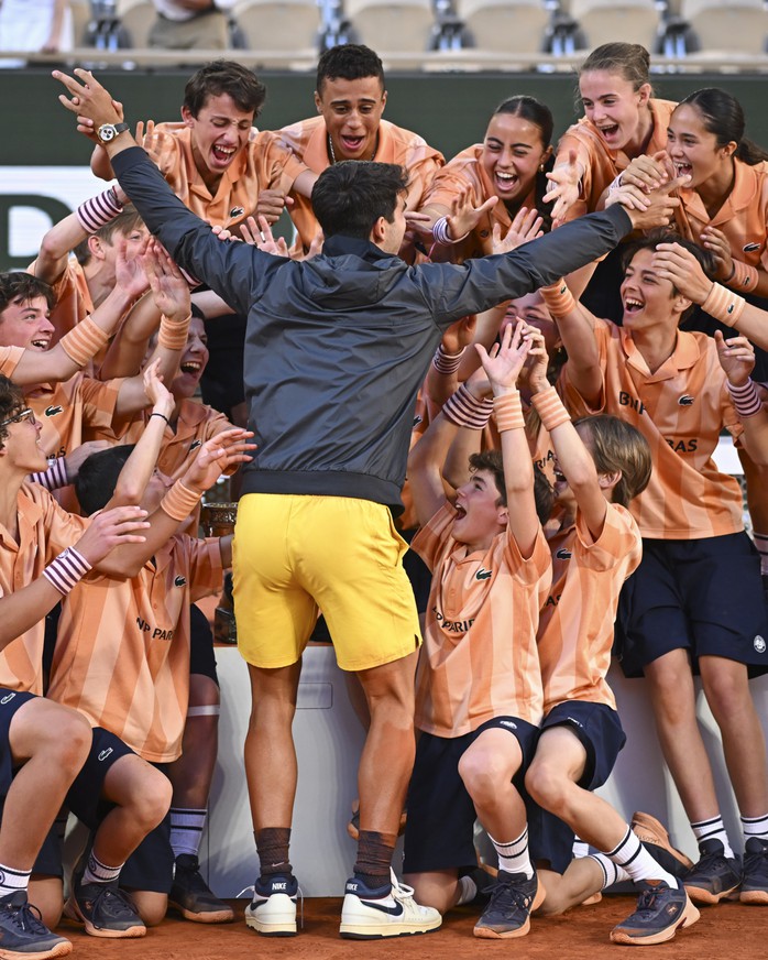 Vô địch Roland Garros, Carlos Alcaraz có vượt qua được Big 3?- Ảnh 4. Vô địch Roland Garros, Carlos Alcaraz có vượt qua được Big 3?- Ảnh 4.