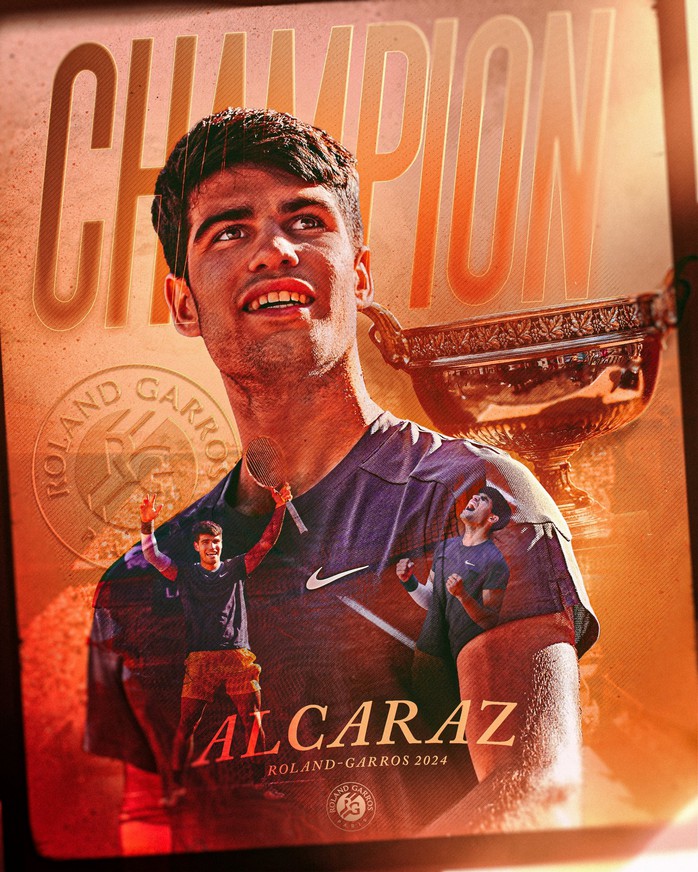 Vô địch Roland Garros, Carlos Alcaraz có vượt qua được Big 3?- Ảnh 2. Vô địch Roland Garros, Carlos Alcaraz có vượt qua được Big 3?- Ảnh 2.