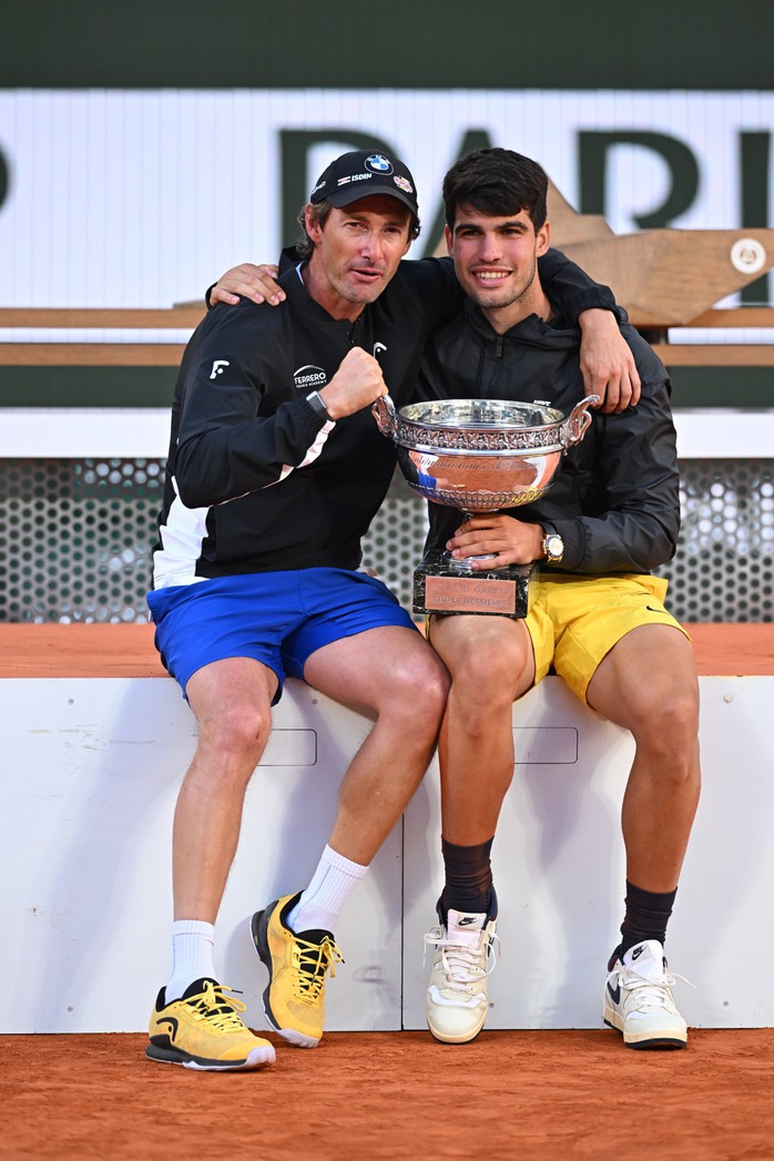 Vô địch Roland Garros, Carlos Alcaraz có vượt qua được Big 3?- Ảnh 6. Vô địch Roland Garros, Carlos Alcaraz có vượt qua được Big 3?- Ảnh 6.