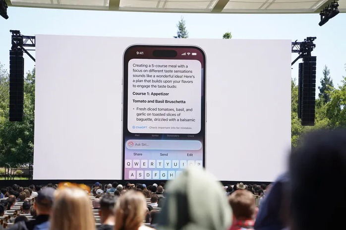 Tính năng AI của Apple chỉ dùng được trên iPhone 15 Pro và Pro Max, chưa hỗ trợ tiếng Việt- Ảnh 1. Tính năng AI của Apple chỉ dùng được trên iPhone 15 Pro và Pro Max, chưa hỗ trợ tiếng Việt- Ảnh 1.