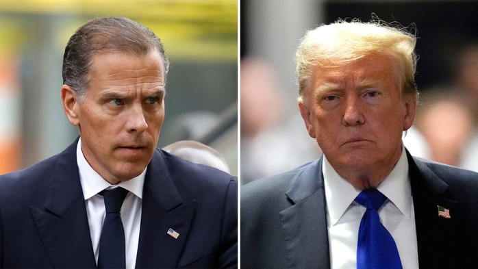 Donald Trump và Hunter Biden: Thấy gì qua 2 bản kết tội lịch sử?- Ảnh 1. Donald Trump và Hunter Biden: Thấy gì qua 2 bản kết tội lịch sử?- Ảnh 1.