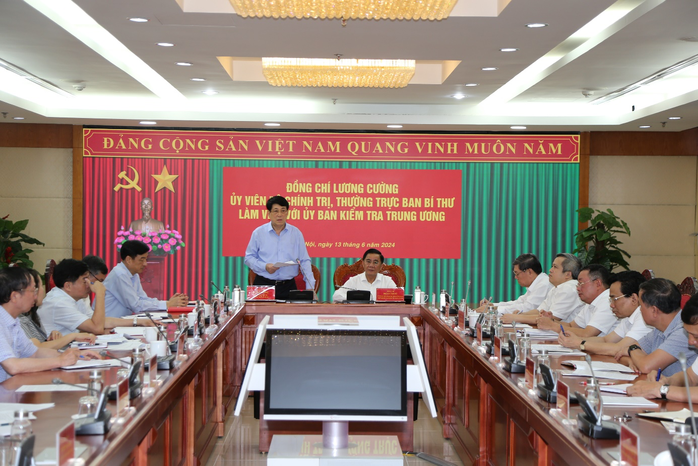 Thường trực Ban Bí thư Lương Cường: Xử lý kỷ luật trên tinh thần nhân văn, "trị bệnh cứu người"- Ảnh 1. Thường trực Ban Bí thư Lương Cường: Xử lý kỷ luật trên tinh thần nhân văn, "trị bệnh cứu người"- Ảnh 1.