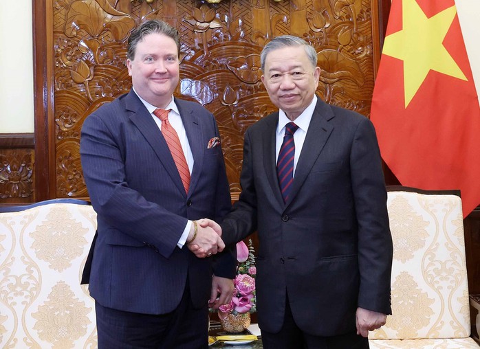 Chủ tịch nước Tô Lâm tiếp Đại sứ Mỹ Marc Knapper- Ảnh 1. Chủ tịch nước Tô Lâm tiếp Đại sứ Mỹ Marc Knapper- Ảnh 1.