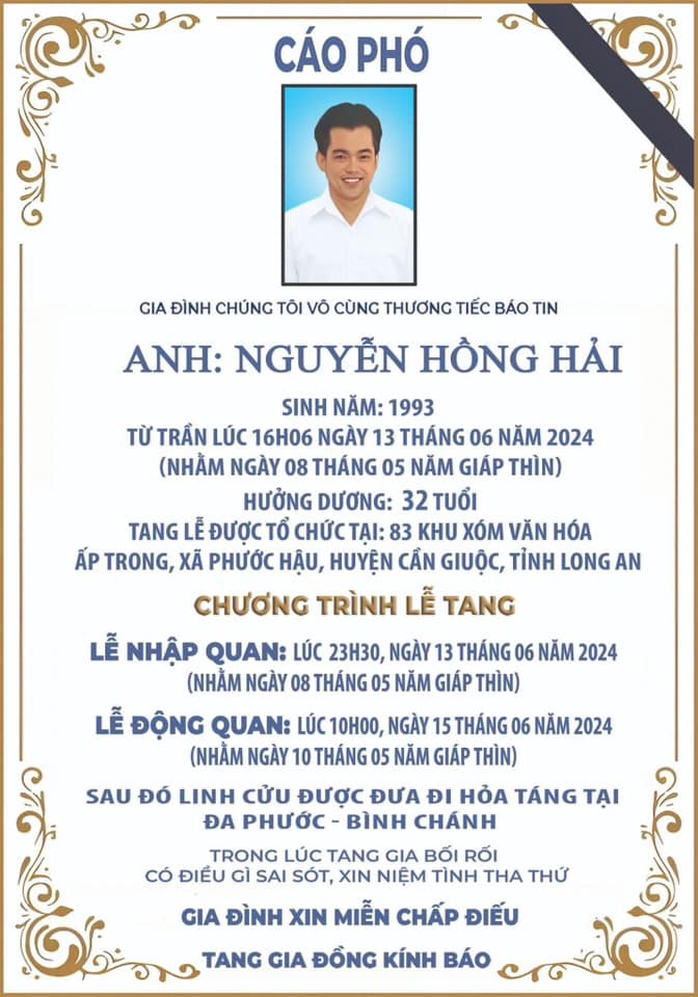 Đồng nghiệp thương tiếc nam diễn viên qua đời ở tuổi 32- Ảnh 4. Đồng nghiệp thương tiếc nam diễn viên qua đời ở tuổi 32- Ảnh 4.