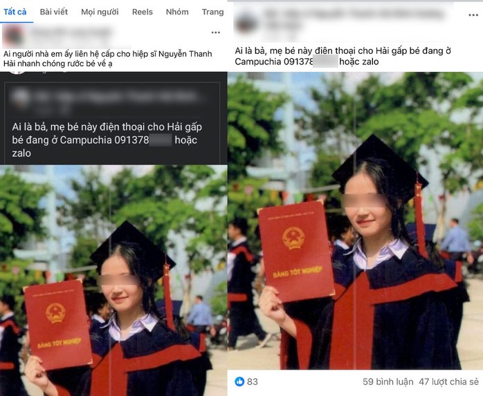 Sự thật thông tin nữ sinh mất tích bí ẩn đang ở Campuchia- Ảnh 1. Sự thật thông tin nữ sinh mất tích bí ẩn đang ở Campuchia- Ảnh 1.