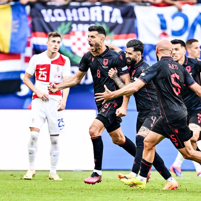 Euro 2024: Ngược dòng bất thành, Croatia bị Albania chia điểm phút bù giờ- Ảnh 6. Euro 2024: Ngược dòng bất thành, Croatia bị Albania chia điểm phút bù giờ- Ảnh 6.
