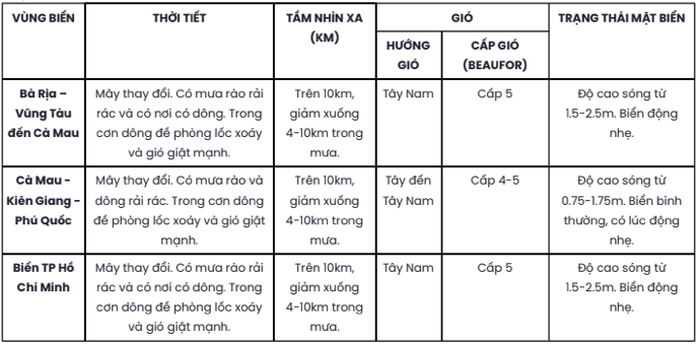 Thời tiết TP HCM và Nam Bộ ngày 19-6: Ngày nắng, chiều tối có mưa to- Ảnh 3. Thời tiết TP HCM và Nam Bộ ngày 19-6: Ngày nắng, chiều tối có mưa to- Ảnh 3.