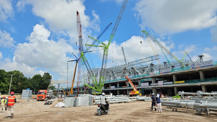 Cận cảnh tiến độ nhà ga T3 Tân Sơn Nhất- Ảnh 4. Cận cảnh tiến độ nhà ga T3 Tân Sơn Nhất- Ảnh 4.