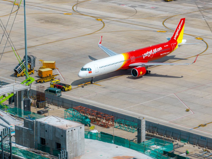 Cận cảnh tiến độ nhà ga T3 Tân Sơn Nhất- Ảnh 8. Cận cảnh tiến độ nhà ga T3 Tân Sơn Nhất- Ảnh 8.