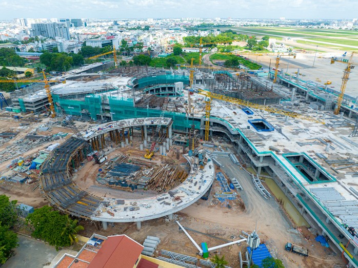 Cận cảnh tiến độ nhà ga T3 Tân Sơn Nhất- Ảnh 5. Cận cảnh tiến độ nhà ga T3 Tân Sơn Nhất- Ảnh 5.