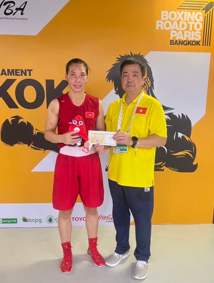 Nữ võ sĩ người dân tộc Tày Hà Thị Linh giành vé tham dự Olympic Paris- Ảnh 5. Nữ võ sĩ người dân tộc Tày Hà Thị Linh giành vé tham dự Olympic Paris- Ảnh 5.