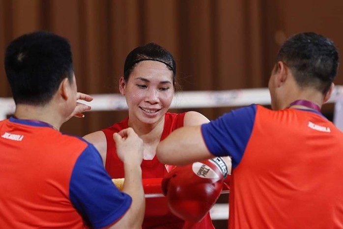 Nữ võ sĩ người dân tộc Tày Hà Thị Linh giành vé tham dự Olympic Paris- Ảnh 1. Nữ võ sĩ người dân tộc Tày Hà Thị Linh giành vé tham dự Olympic Paris- Ảnh 1.