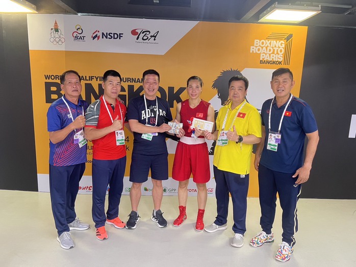 Nữ võ sĩ người dân tộc Tày Hà Thị Linh giành vé tham dự Olympic Paris- Ảnh 4. Nữ võ sĩ người dân tộc Tày Hà Thị Linh giành vé tham dự Olympic Paris- Ảnh 4.