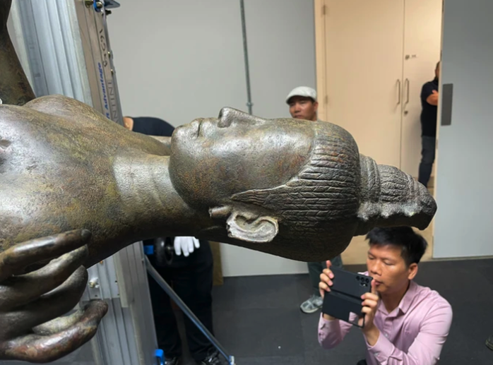 Hồi hương tượng đồng Nữ thần Durga quý hiếm trị giá 14 triệu bảng từ Anh về Việt Nam- Ảnh 3. Hồi hương tượng đồng Nữ thần Durga quý hiếm trị giá 14 triệu bảng từ Anh về Việt Nam- Ảnh 3.