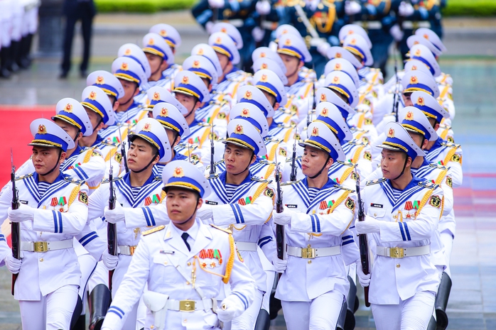 Chủ tịch nước Tô Lâm chủ trì lễ đón chính thức Tổng thống Nga Vladimir Putin- Ảnh 18. Chủ tịch nước Tô Lâm chủ trì lễ đón chính thức Tổng thống Nga Vladimir Putin- Ảnh 18.