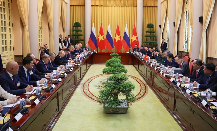 Chủ tịch nước Tô Lâm hội đàm với Tổng thống Vladimir Putin- Ảnh 6. Chủ tịch nước Tô Lâm hội đàm với Tổng thống Vladimir Putin- Ảnh 6.