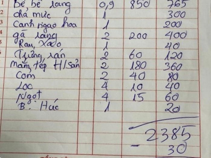Một nhà hàng ở Hạ Long đã niêm yết giá không rõ còn khiêu khích khách- Ảnh 2. Một nhà hàng ở Hạ Long đã niêm yết giá không rõ còn khiêu khích khách- Ảnh 2.