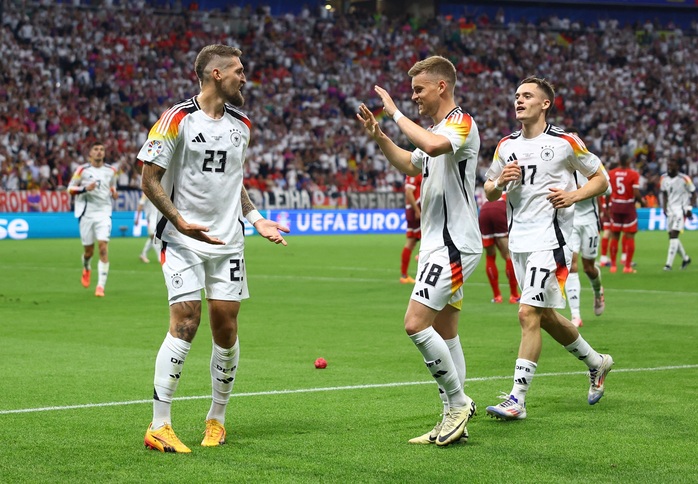 Euro 2024: Siêu dự bị lập công, Đức chật vật cầm hòa Thụy Sĩ- Ảnh 3. Euro 2024: Siêu dự bị lập công, Đức chật vật cầm hòa Thụy Sĩ- Ảnh 3.