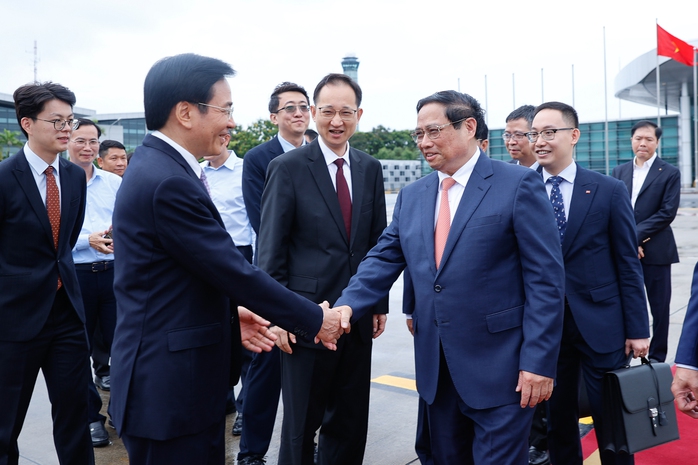 Thủ tướng Phạm Minh Chính lên đường công du Trung Quốc- Ảnh 3. Thủ tướng Phạm Minh Chính lên đường công du Trung Quốc- Ảnh 3.
