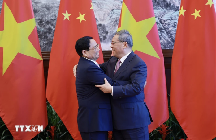 Thủ tướng Phạm Minh Chính hội đàm với Thủ tướng Trung Quốc Lý Cường- Ảnh 1. Thủ tướng Phạm Minh Chính hội đàm với Thủ tướng Trung Quốc Lý Cường- Ảnh 1.