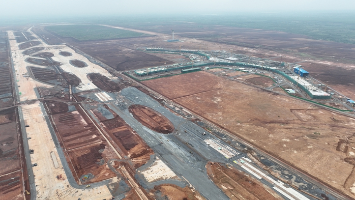 Đại công trường sân bay Long Thành sau hơn 3 năm xây dựng- Ảnh 11. Đại công trường sân bay Long Thành sau hơn 3 năm xây dựng- Ảnh 11.
