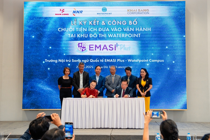 Nam Long ký kết và công bố chuỗi tiện ích đưa vào vận hành tại khu đô thị Waterpoint - Ảnh 1. Nam Long ký kết và công bố chuỗi tiện ích đưa vào vận hành tại khu đô thị Waterpoint - Ảnh 1.