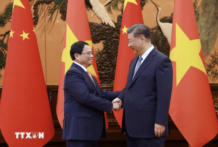 Thủ tướng Phạm Minh Chính hội kiến Tổng Bí thư, Chủ tịch Trung Quốc Tập Cận Bình- Ảnh 2. Thủ tướng Phạm Minh Chính hội kiến Tổng Bí thư, Chủ tịch Trung Quốc Tập Cận Bình- Ảnh 2.
