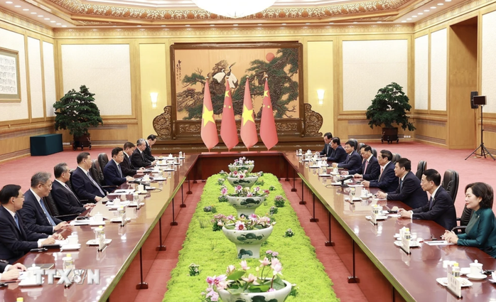 Thủ tướng Phạm Minh Chính hội kiến Tổng Bí thư, Chủ tịch Trung Quốc Tập Cận Bình- Ảnh 3. Thủ tướng Phạm Minh Chính hội kiến Tổng Bí thư, Chủ tịch Trung Quốc Tập Cận Bình- Ảnh 3.