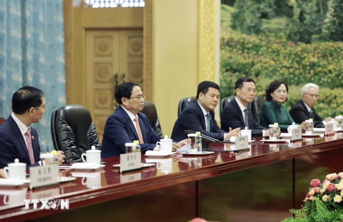 Thủ tướng Phạm Minh Chính hội kiến Tổng Bí thư, Chủ tịch Trung Quốc Tập Cận Bình- Ảnh 9. Thủ tướng Phạm Minh Chính hội kiến Tổng Bí thư, Chủ tịch Trung Quốc Tập Cận Bình- Ảnh 9.