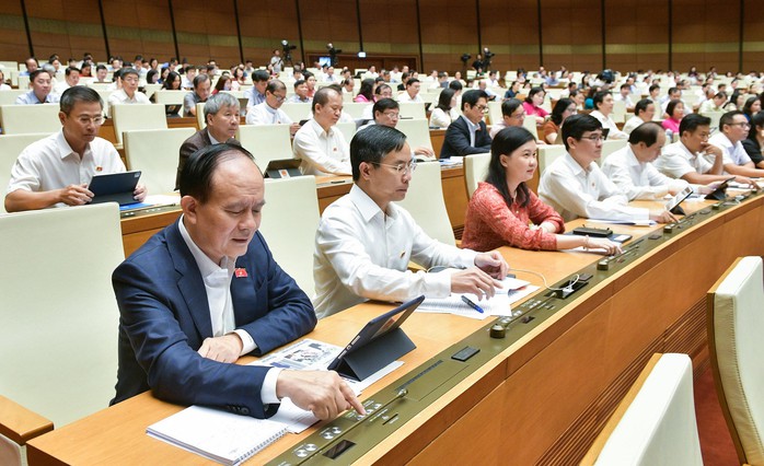 Quốc hội biểu quyết thông qua Luật Thủ đô sửa đổi- Ảnh 2. Quốc hội biểu quyết thông qua Luật Thủ đô sửa đổi- Ảnh 2.