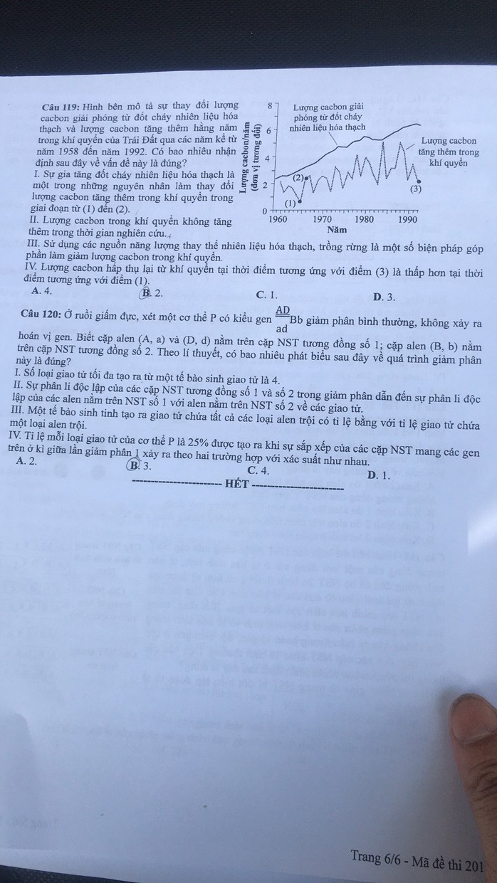 Thi tốt nghiệp THPT: Chi tiết đề thi tổ hợp, xem gợi ý giải đề- Ảnh 12.