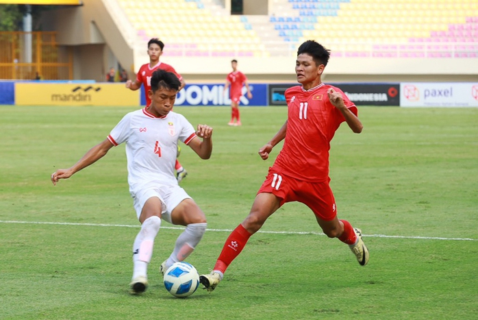 Thắng đậm Myanmar, U16 Việt Nam vào bán kết Đông Nam Á- Ảnh 2. Thắng đậm Myanmar, U16 Việt Nam vào bán kết Đông Nam Á- Ảnh 2.